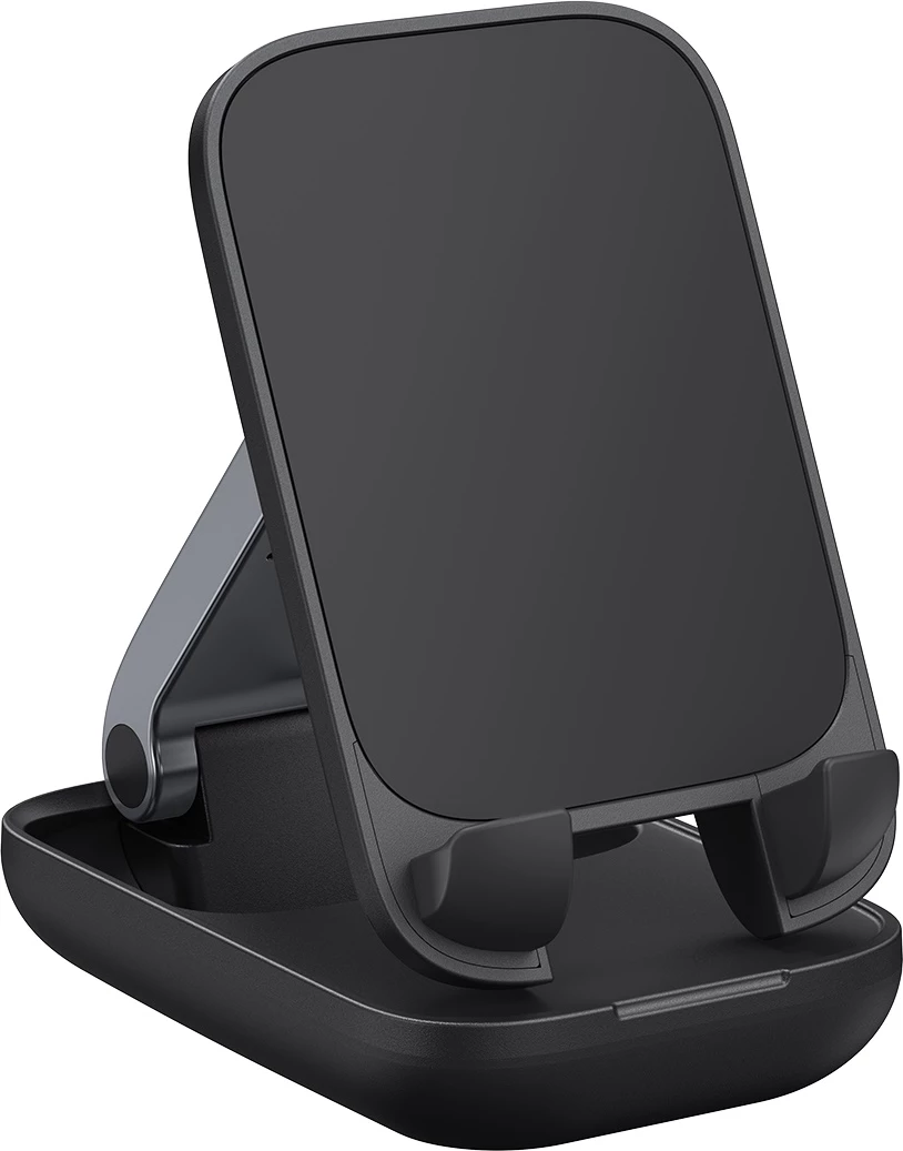 Mbajtës i rregullueshëm për celular Baseus Seashell Series, B10551500111-00, i zi