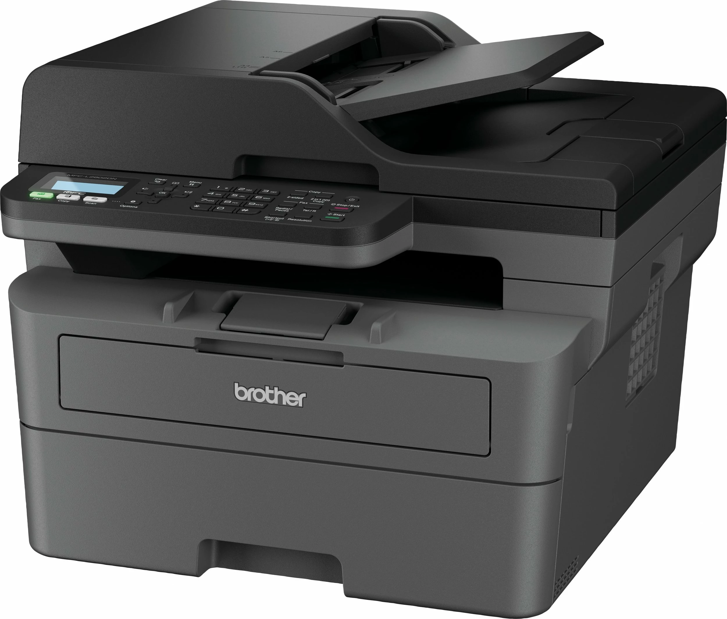 Pajisje multifunksionale laser Brother MFC-L2802DN (MFCL2802DNAP1), monokrom, A4, 32 faqe/min, duplex, ADF 50 fletë, Ethernet/USB, e zezë