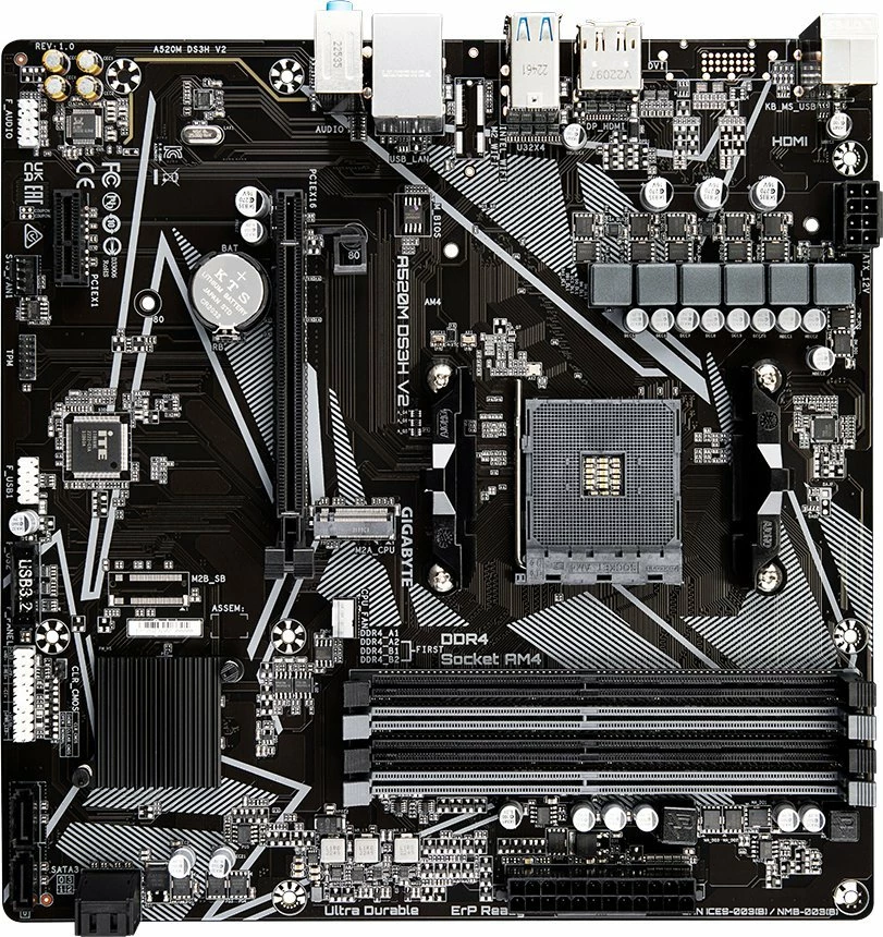 Pllakë amë Gigabyte A520M DS3H V2 mATX AM4