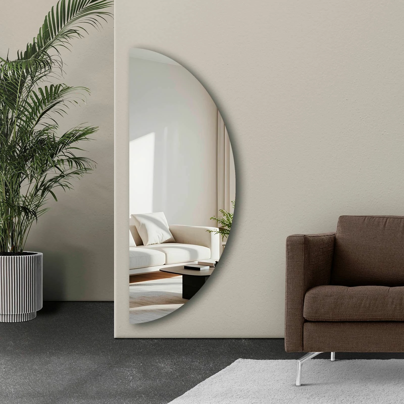 Pasqyrë Skye Decor, shumëngjyrëshe, 52x135cm, 52135Ayna-002