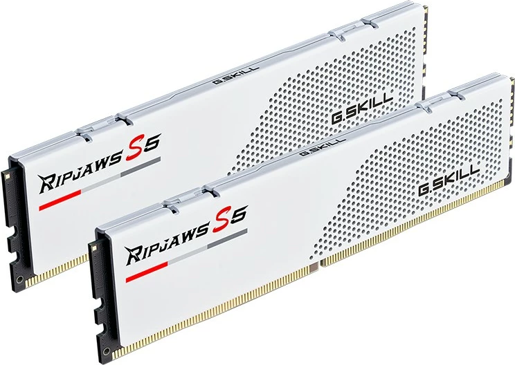 RAM Memorje G.Skill Ripjaws S5 KIT 2x32GB DDR5 6000MHz bardhë