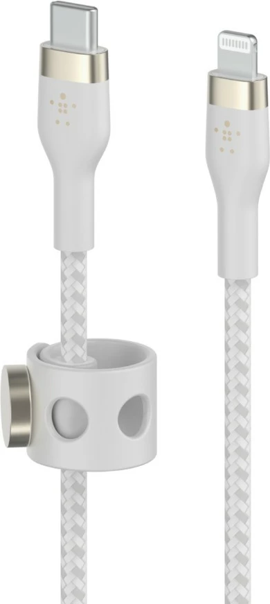 Kabëll Belkin CAA011BT2MWH, 2 m, USB C/Lightning, Bardhë