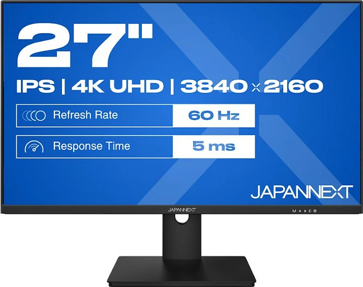 Monitor JAPANNEXT JN-IPS270UHD60F, 27", IPS, 4K UHD 60Hz, 5ms, i zi
