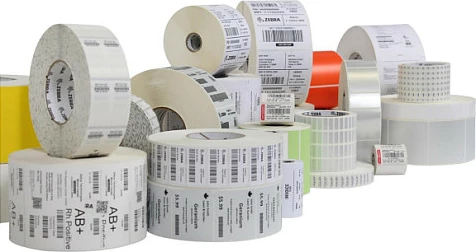 Ribbon për printer Zebra 1600 Wax, 11 cm, 450 m, bërthamë 2.5 cm, i zi