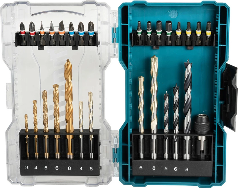 Set burgjish dhe bitash Makita E-07054, 29 copë