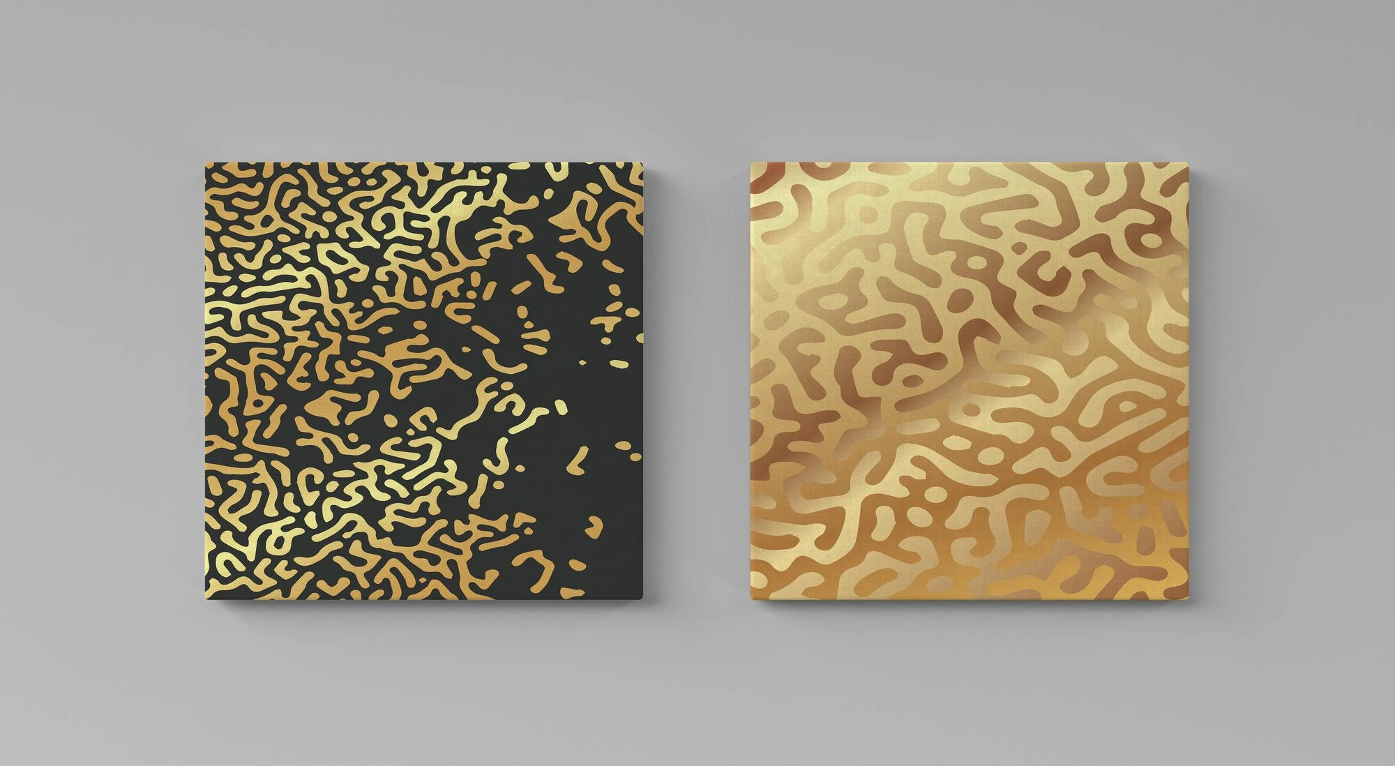 Pikturë dekorative në kanavacë (2 copë), Wallity, ASR2-CNV25-18, 50x50cm