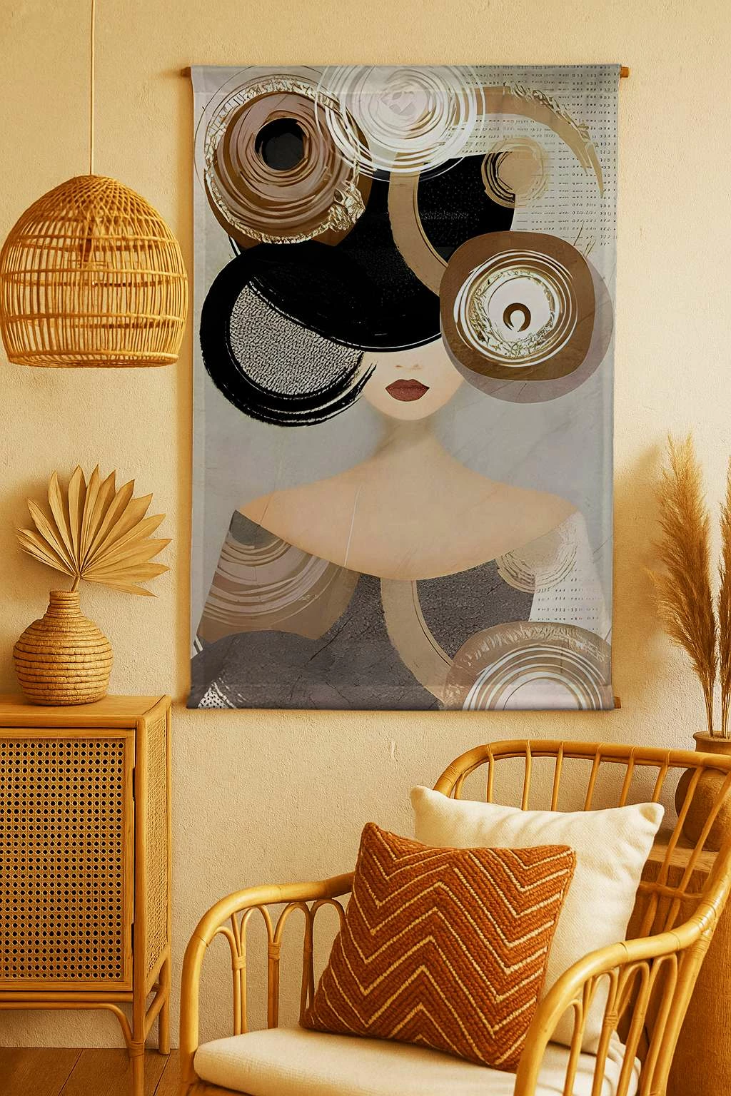 Pikturë dekorative poliestër Wallity, Polybaby 38, 100x140cm