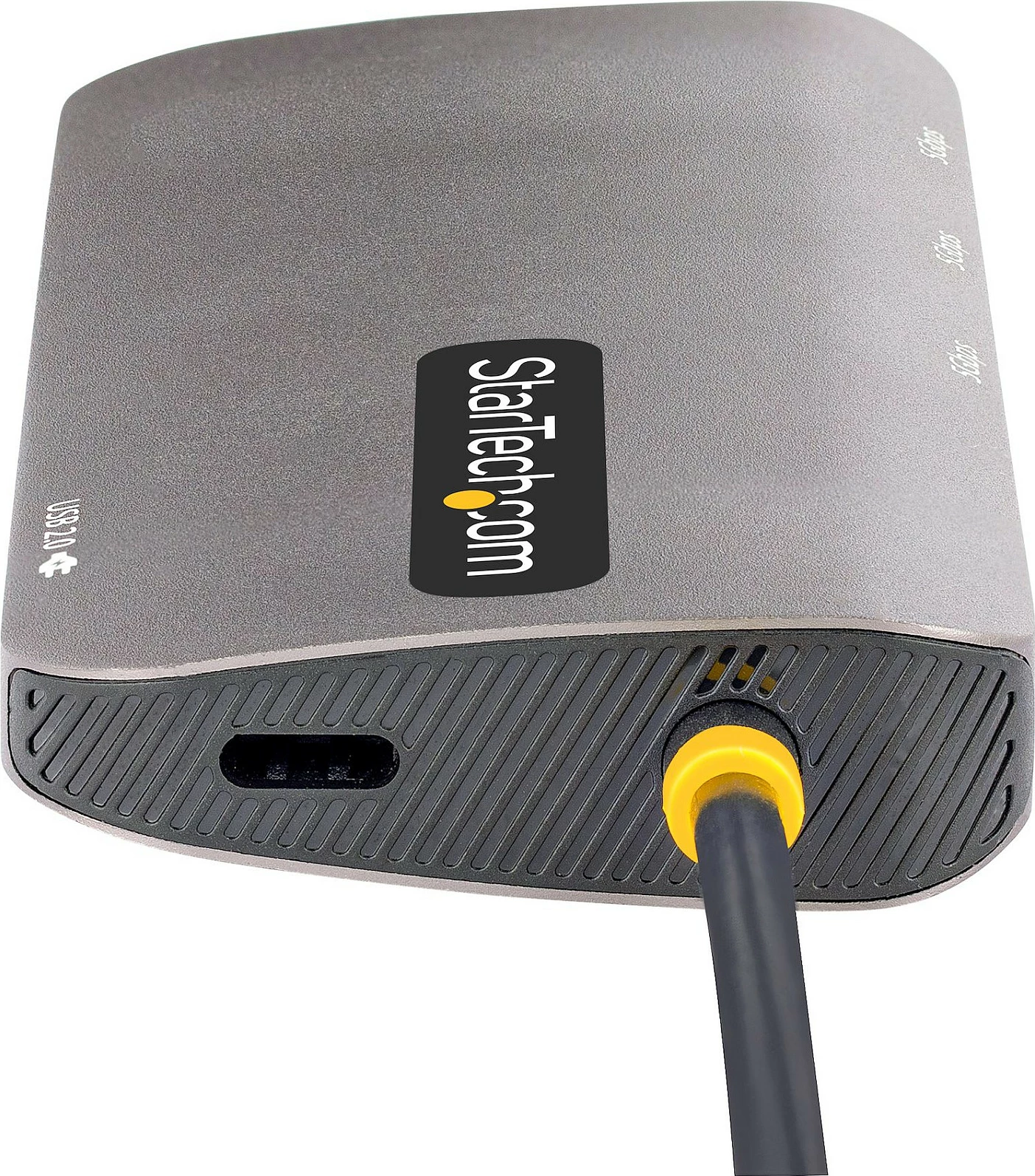 Adapter multiport USB-C StarTech 127B-USBC-MULTIPORT, HDMI 4K 60Hz, 3x USB-A 5Gbps, Gigabit Ethernet, PD 100W, kabllo 30cm, gri