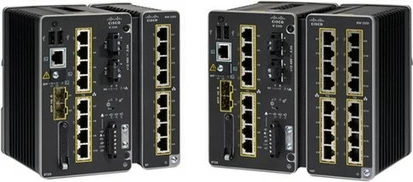Switch industrial Cisco Catalyst IE3300, 8 porte 10G Ethernet, rack mounting, i zi