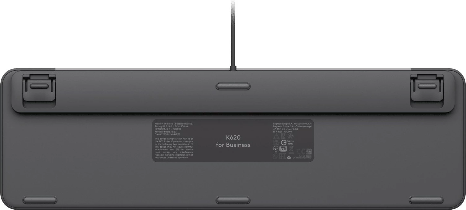Tastierë Logitech K620, me kabllo, e zezë