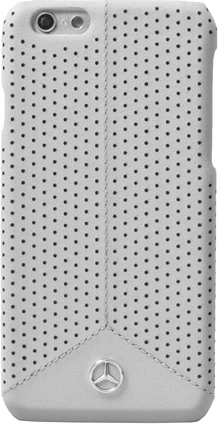 Mbështjellës Mercedes MEHCP6PEGR për iPhone 6/6S, hard case, lëkurë natyrale, Gri