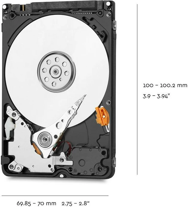 Hard disk intern Western Digital WD Blue WD20SPZX 2TB 2.5" SATA III 5400RPM, kaltër