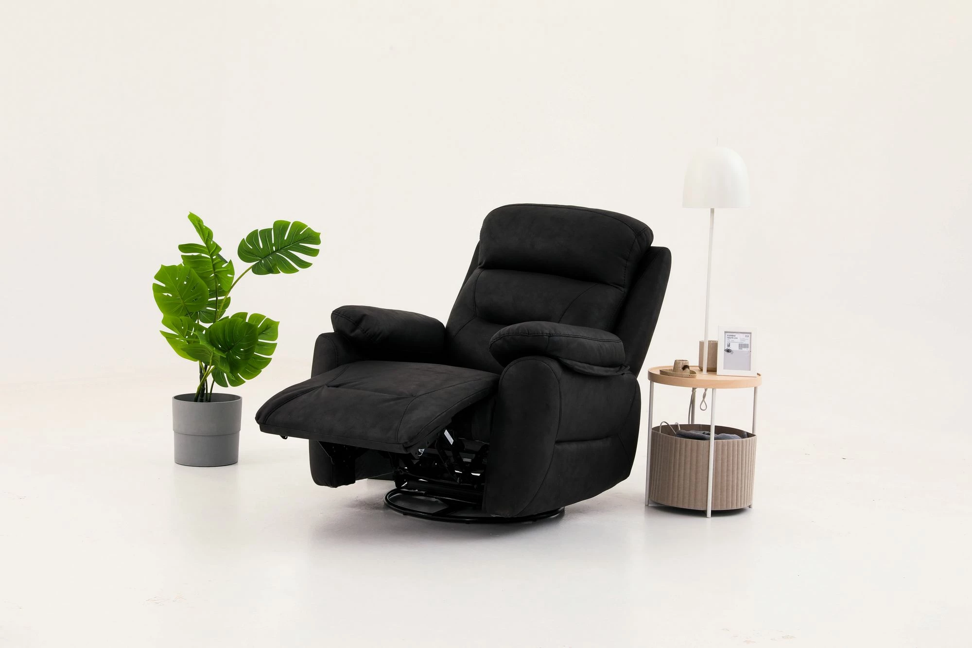 Karrige relaksuese elektrike, ngjyrë e zezë, Comfort