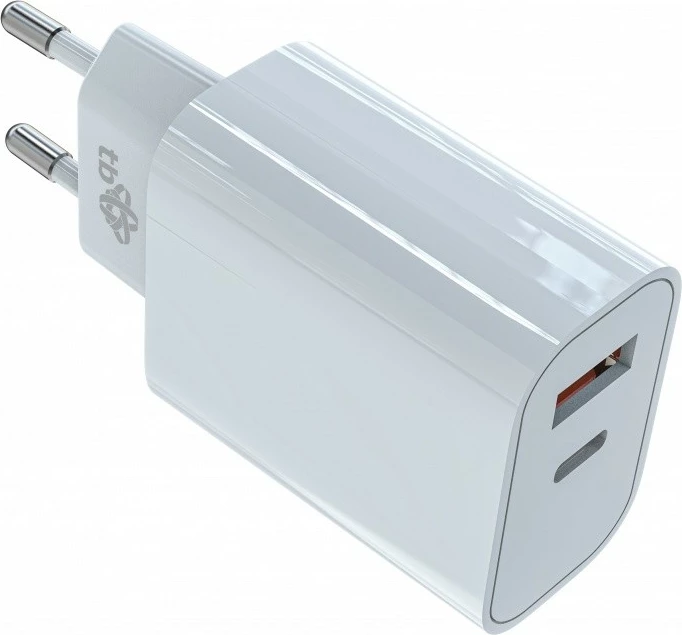 Karikues muri TB AZTBXUL2USB3ACW, 2x3A, USB C + USB A, 20W, Bardhë