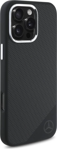 Mbështjellës Mercedes MEHMP16L23SUGDK për iPhone 16 Pro 6.3", silikon, MagSafe, i zi