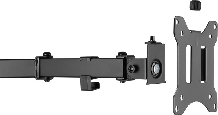 Mbajtës tavoline për dy monitorë Digitus DA-90401, për 15-32", ngjyrë e zezë mat