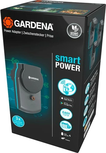 Set adapterë të mençur GARDENA smart Power Adapter 3 copë, gjelbër, gri