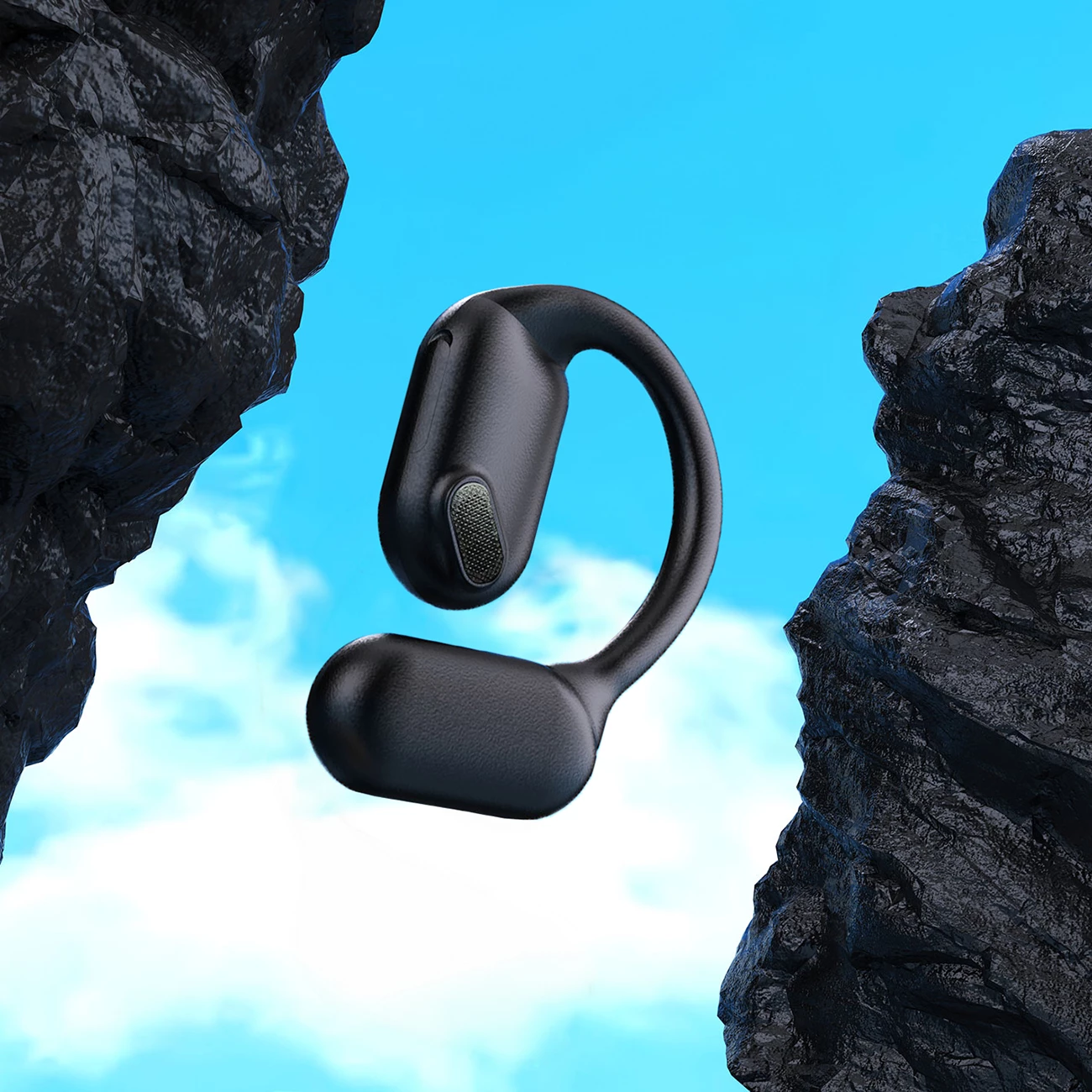 Kufje Bluetooth biznesi, Dudao U4A, Bluetooth 5.3, OWS open-ear, IPX5, standby 300h, e zezë