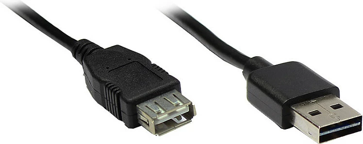 Kabllo zgjatëse USB 2.0 GoodConnections, USB-A mashkull në USB-A femër, 2m, e zezë