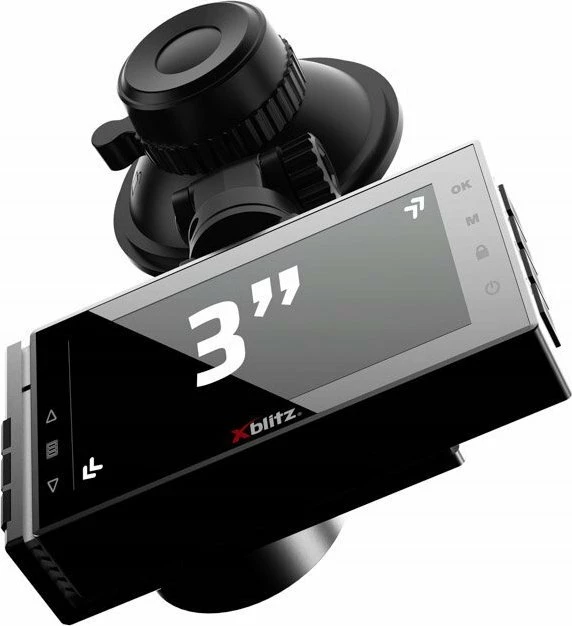 Kamerë regjistrimi për veturë Xblitz S9 Duo 2K 3" WiFi, set para+prapa, gri/zi