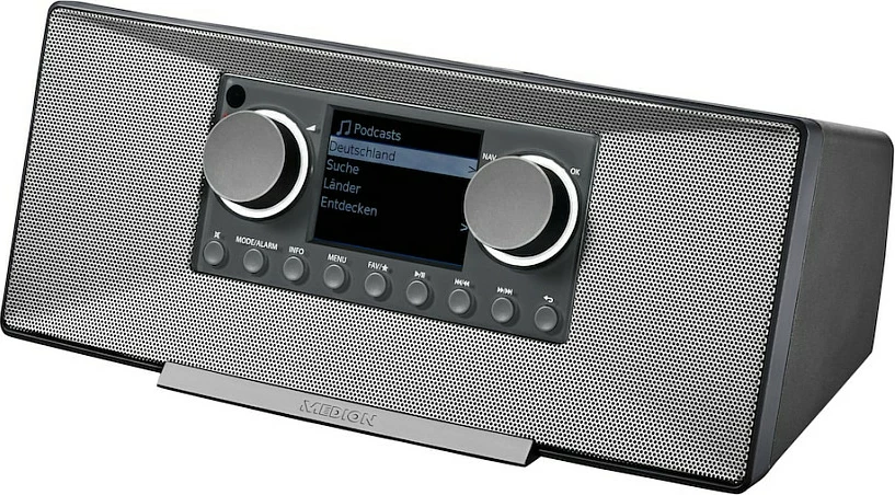 Radio interneti Medion MD 89289, DAB+/FM, Bluetooth, Wi‑Fi, 12W, gri