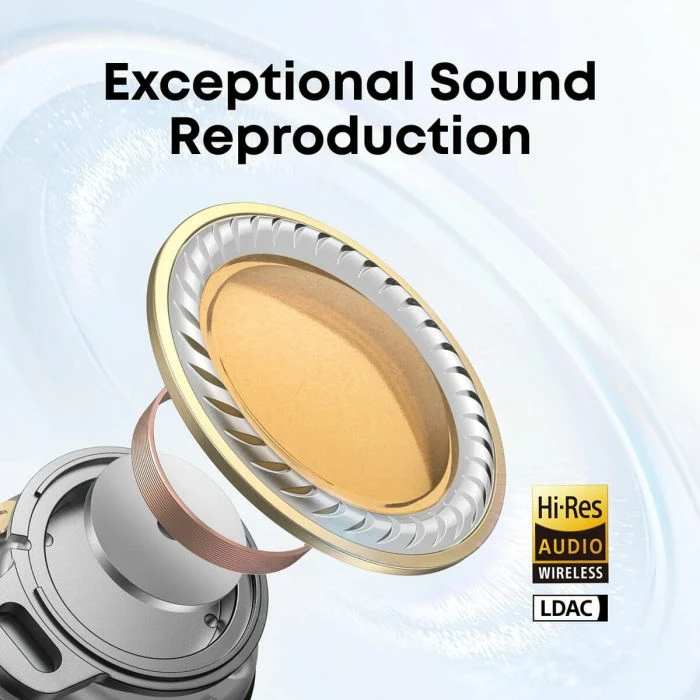 Kufje ANKER Soundcore Liberty 5 A3957G21, Bluetooth 5.4, ANC 3.0, Hi-Res/LDAC, IP55, të bardha