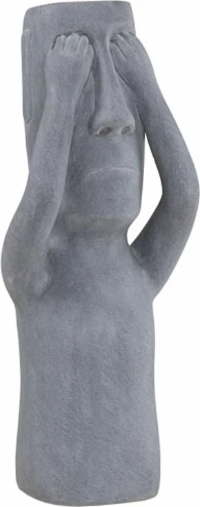 Figurë dekorative Peru Man See, gur sintetik gri, 19x18x51cm