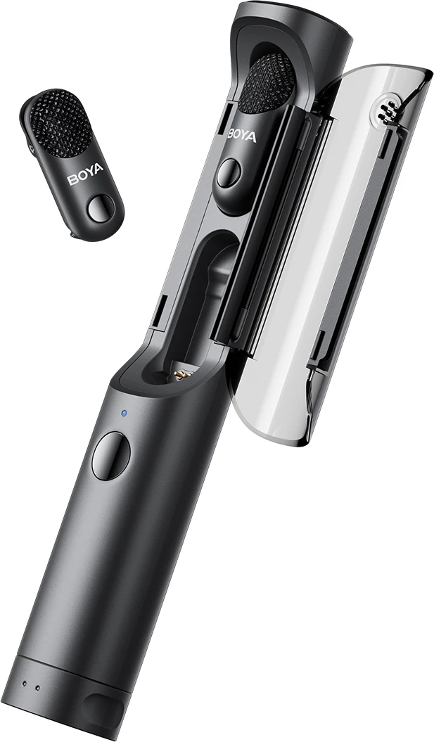 Mikrofon pa tela BOYA MAGIC-03 2.4GHz USB-C, set me 2 transmetues, i zi