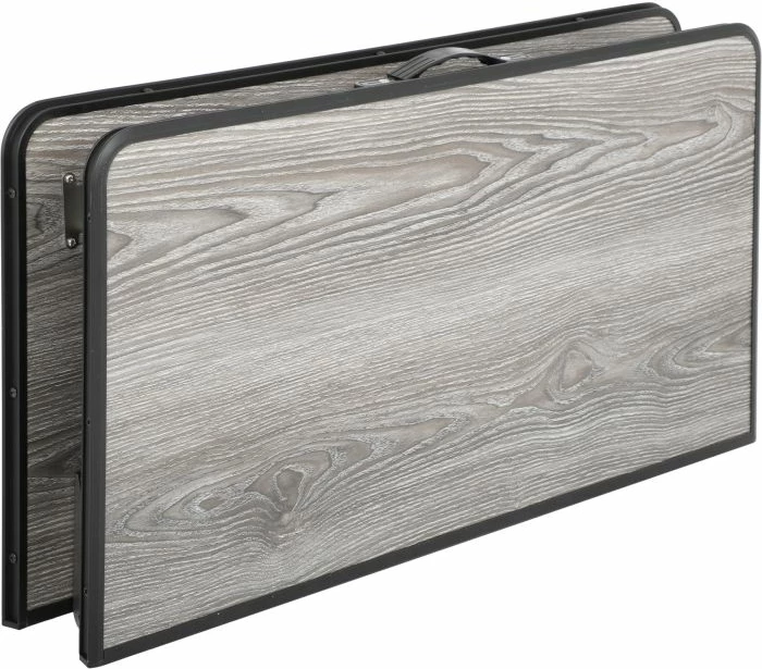 Tavolinë kampingu BRUNNER ELU TOP COMPACK 0406057N 80x80cm, lartësi 42/70cm, gri