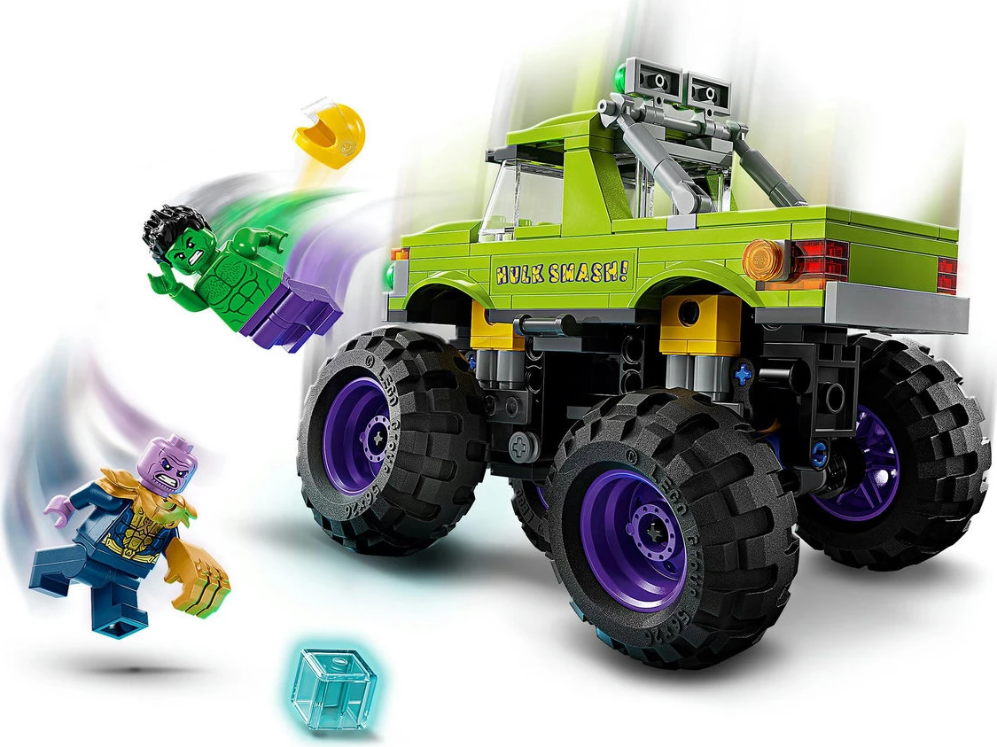 Set ndërtimi LEGO Marvel: Kamioni i Hulkut kundër Thanos – 76312