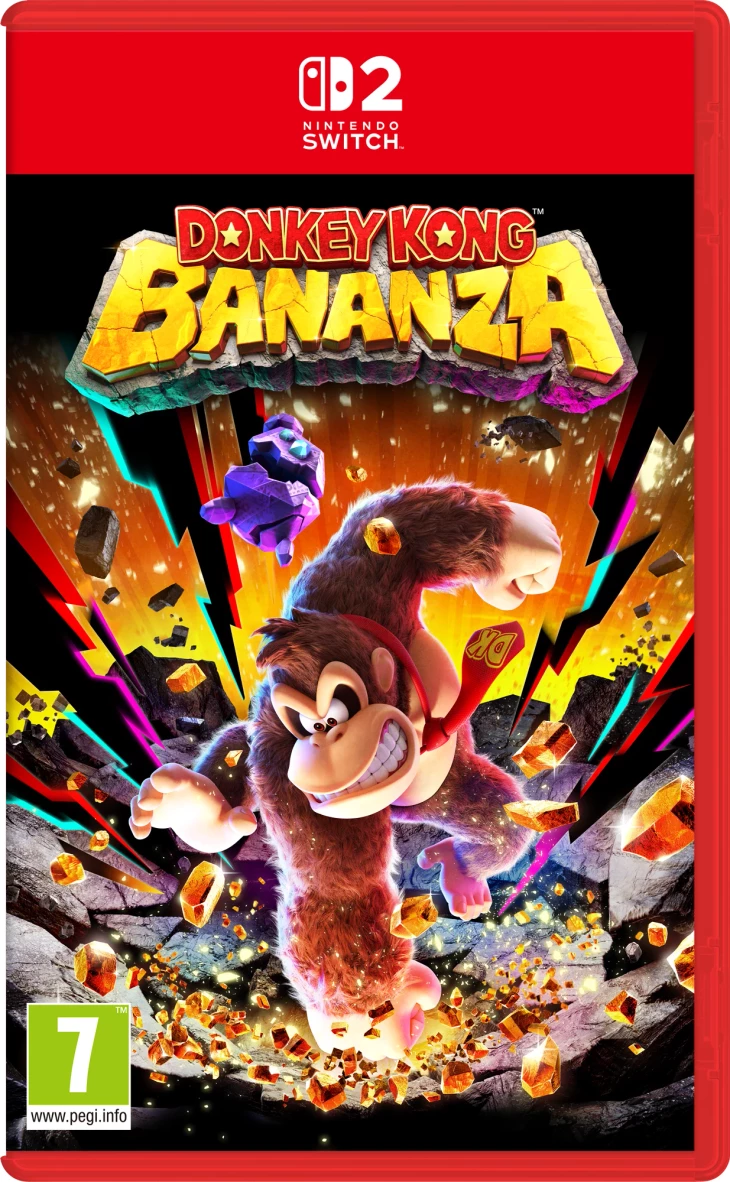 Lojë Nintendo Donkey Kong Bananza për Nintendo Switch 2, PEGI 7