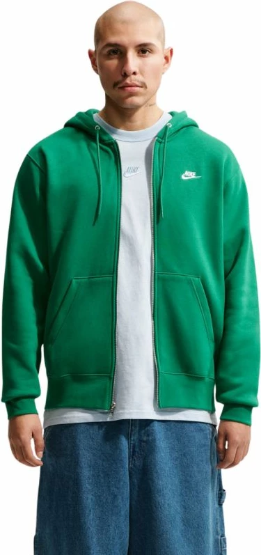 Duks për meshkuj Nike Club BB FZ Hoodie FN3861 365, i gjelbër