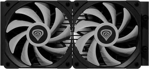 Ftohës me ujë për procesor Natec Genesis Hydria 240 ARGB, i zi