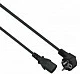 Kabllo rryme Helos 262652, 1 m, CEE 7/7 në IEC C13, 10 A, e zezë