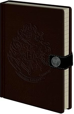 Fletore premium Pyramid International Harry Potter Hogwarts Crest A5, 240 faqe, me vija, kafe e errët