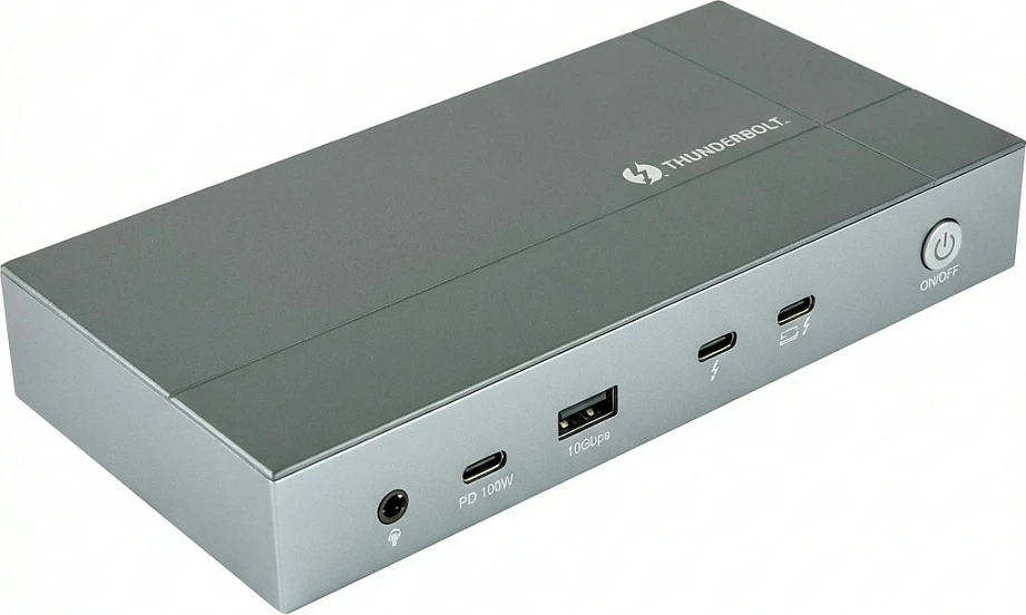 Docking station Thunderbolt 4 Kabelmeister, USB-C, PD 100W, gri