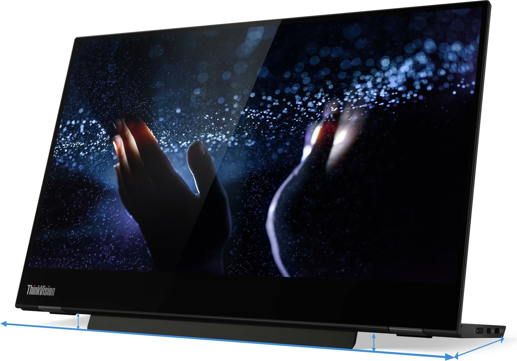 Monitor Lenovo ThinkVision M14t 14" FHD Touch, 2xUSB-C, i zi
