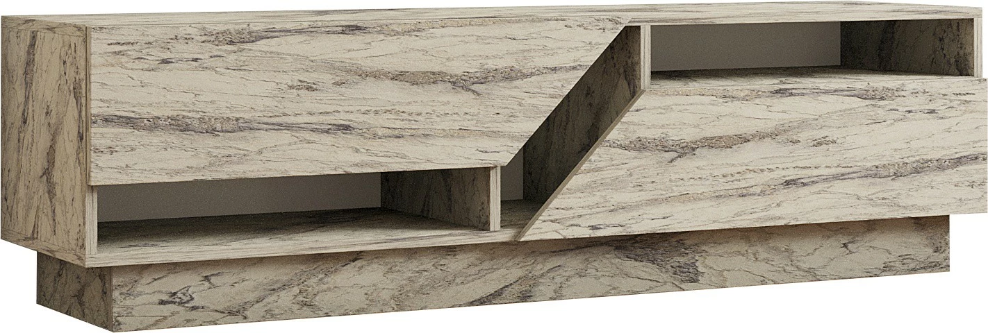 Komodë TV Skye Decor, ngjyrë Freesia Marble