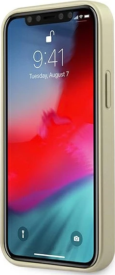 Mbështjellës Guess Iridescent për iPhone 12 mini, Gold