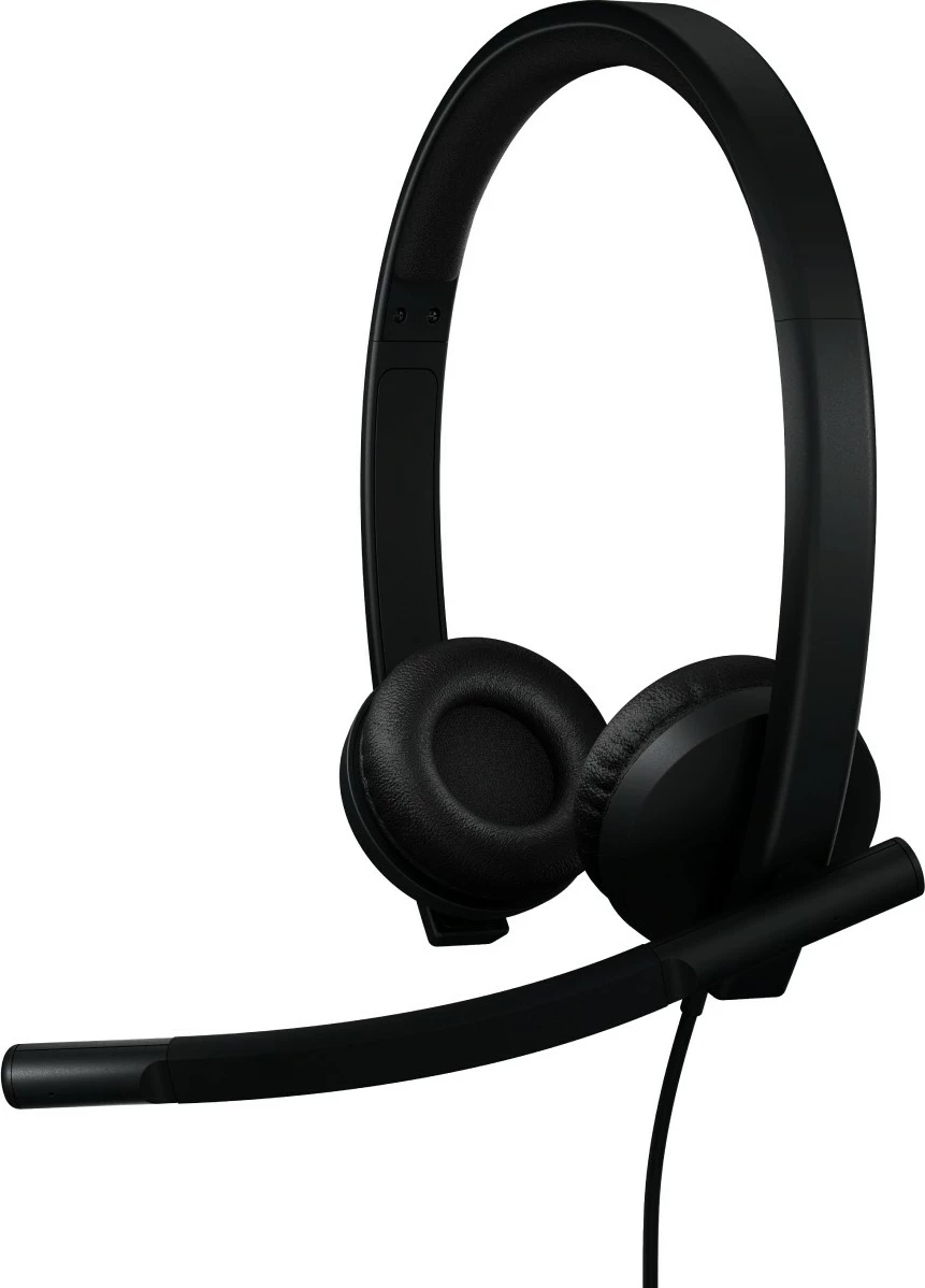 Kufje Logitech H570e, me kabllo, binaurale, USB, për zyrë/call center, e zezë