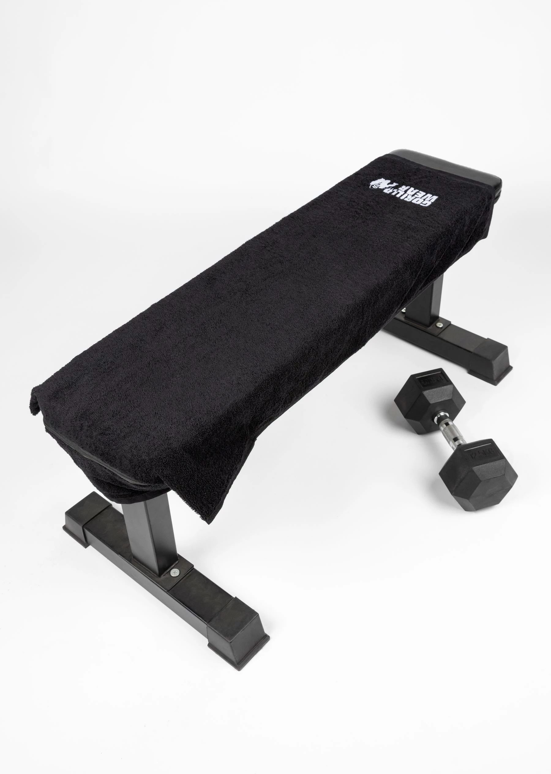 Zip Pocket Gym Towel - Black
