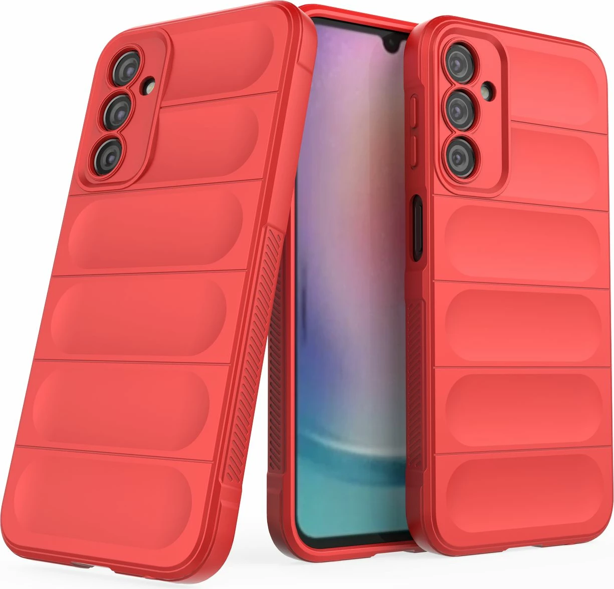 Mbështjellës Hurtel Magic Shield Case për Samsung Galaxy A24 4G, i kuq