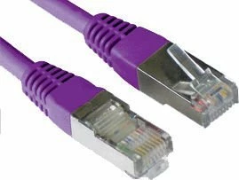 Kabllo rrjeti LOGON Cat6a SSTP 0.5 m RJ-45–RJ-45, vjollcë