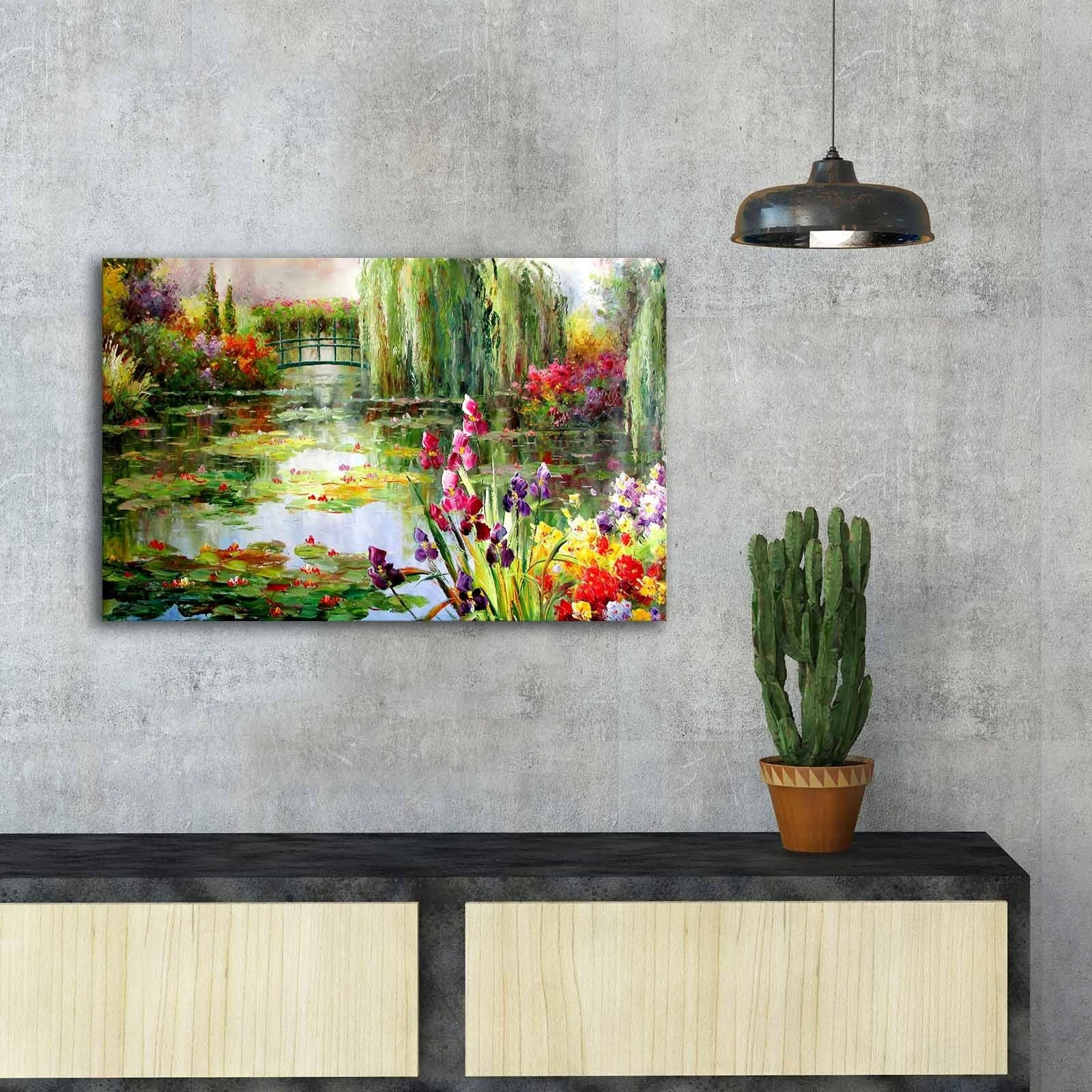 Pikturë dekorative në kanavacë, Wallity FAMOUSART-116, shumëngjyrëshe, 45x70cm