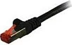 Kabllo rrjeti Synergy21 Patchkabel RJ45 CAT6 0.15m S/FTP LSZH, e zezë