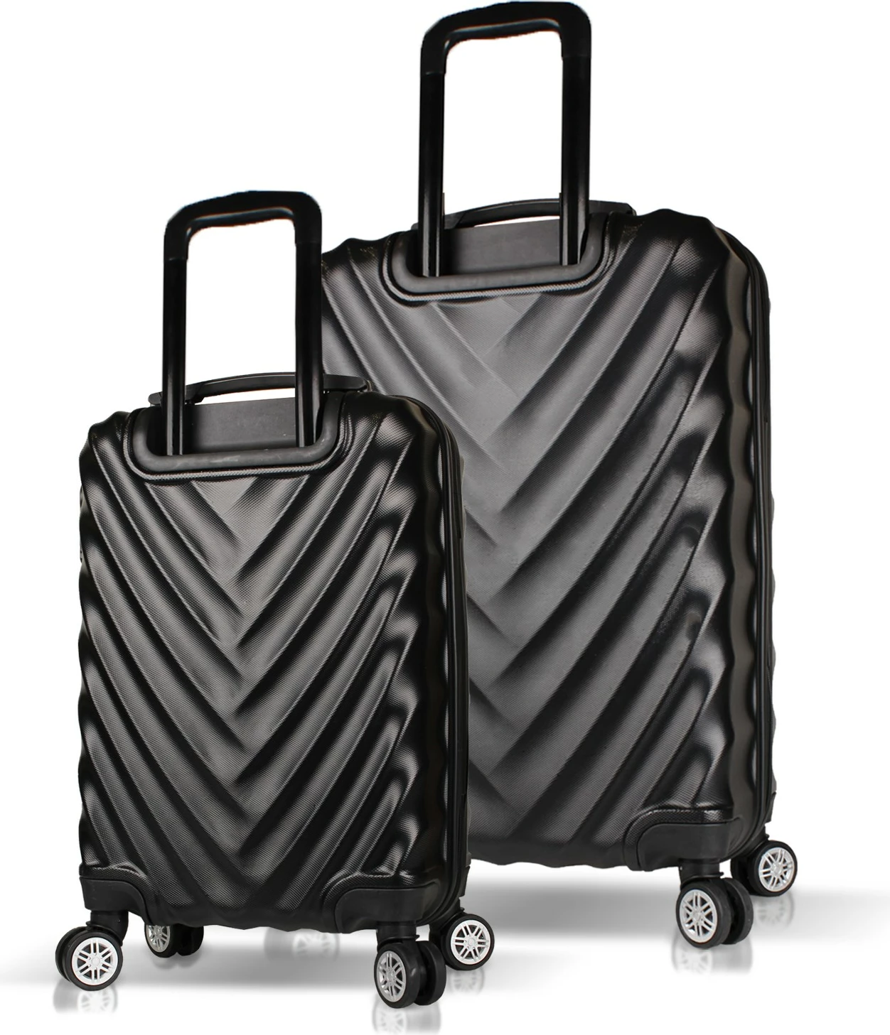 Set valixhesh (2 copë), ngjyrë e zezë, Zoozie Bags, 6708