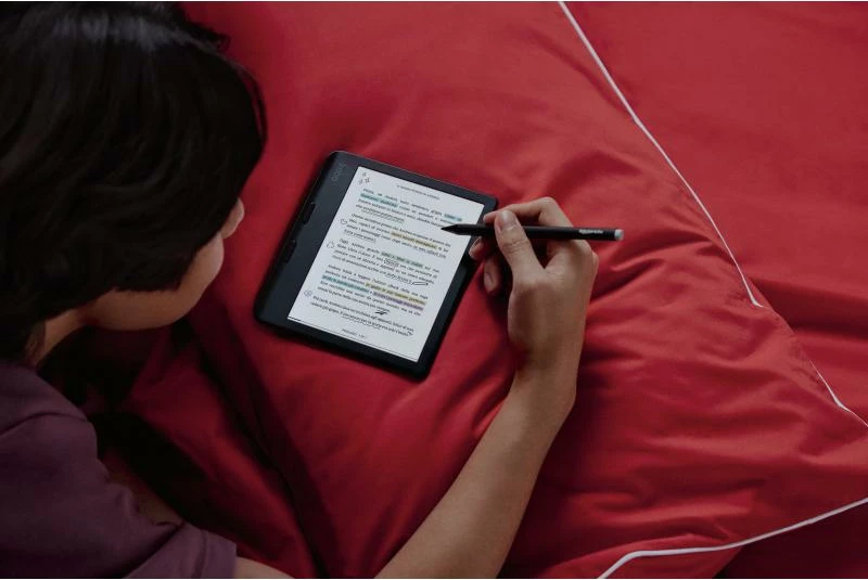 Lexues elektronik Kobo Libra Colour N428-KU-BK-K-BU 7" 32GB, i zi, paketë me Stylus 2