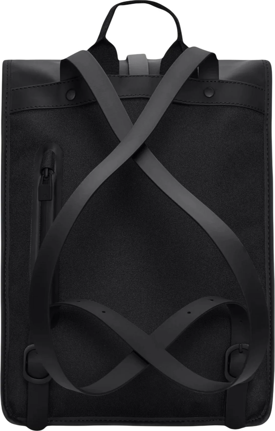 Çantë shpine Rains Rotop Rucksack Mini W3, e zezë