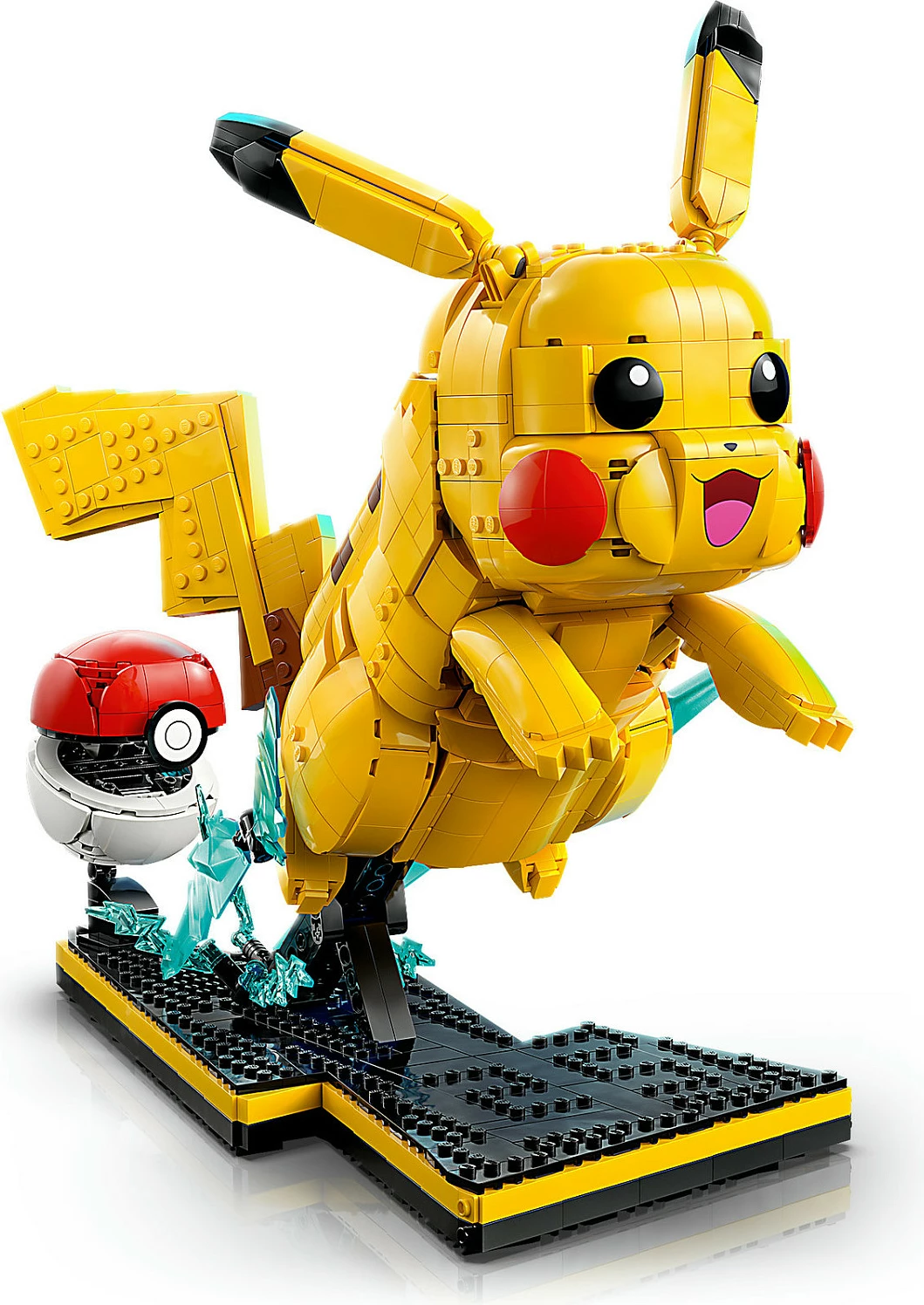 Set ndërtimi LEGO Pokémon Pikachu dhe Poké Ball 72152, 2050 copë, multikolor