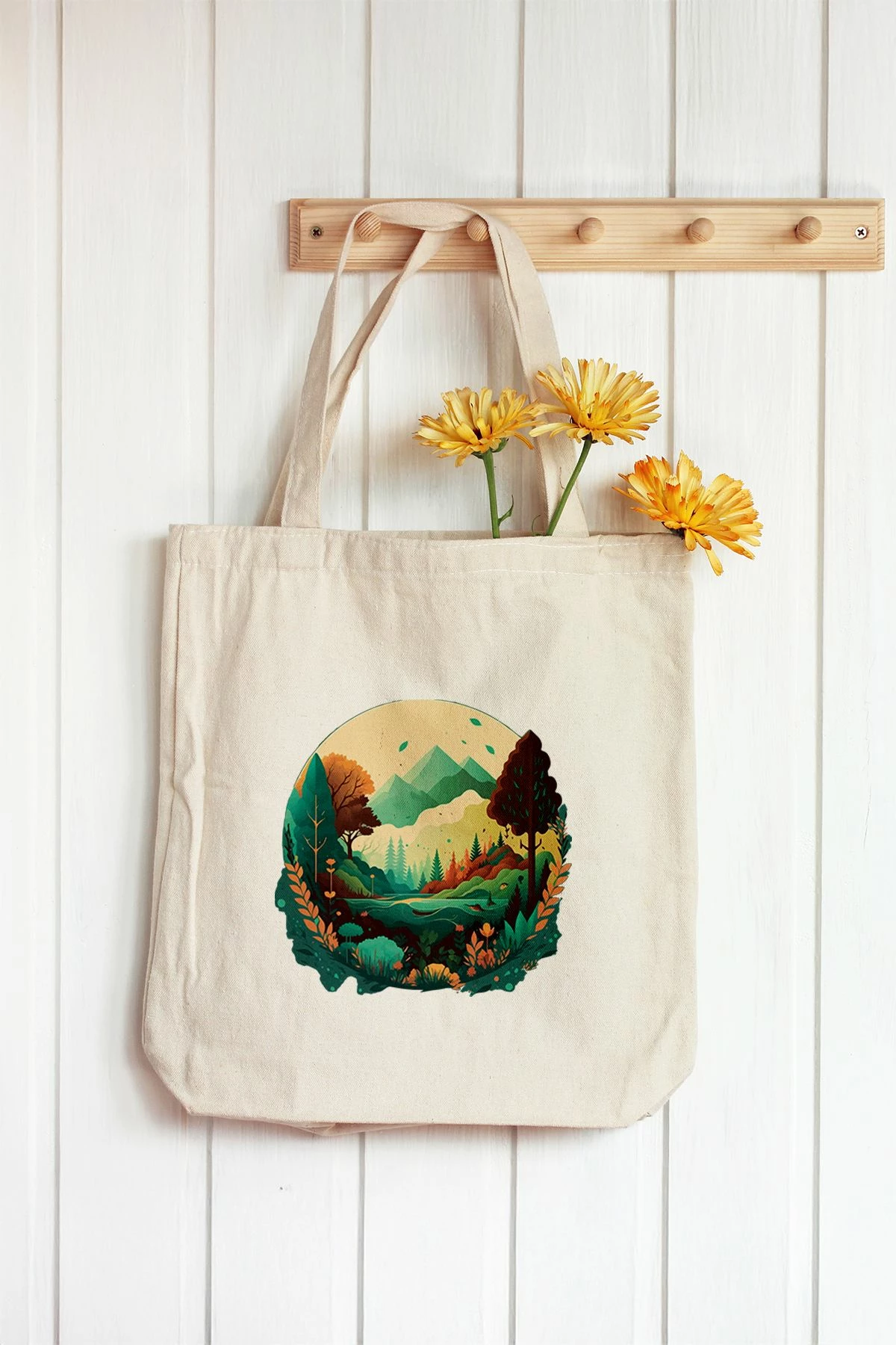 Çantë tote Zoozie Bags, model 19, shumëngjyrëshe
